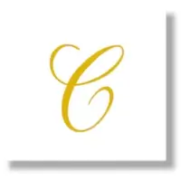 C Letter Monogram