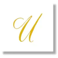 U Letter Monogram